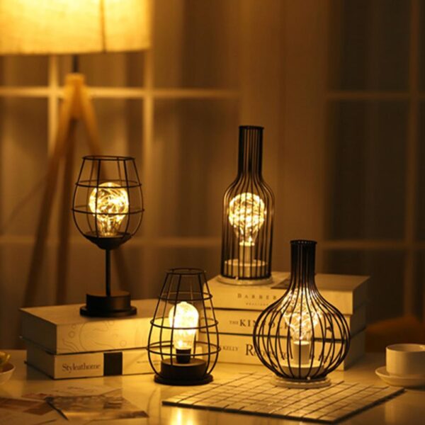 Minimalist hollow table lamps - Image 6