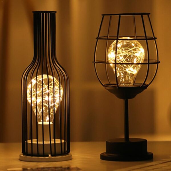 Minimalist hollow table lamps - Image 4