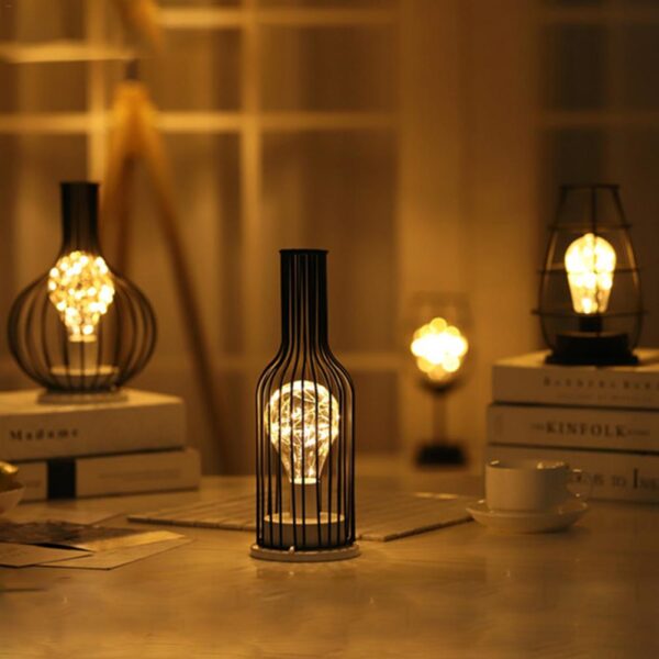 Minimalist hollow table lamps - Image 3