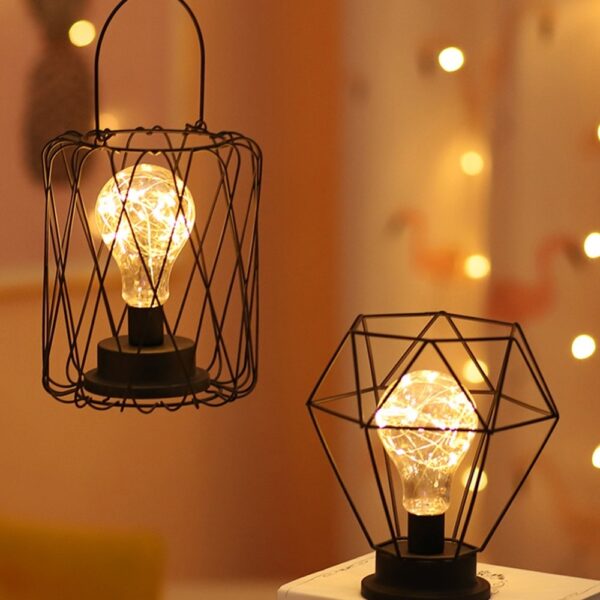 Minimalist hollow table lamps - Image 2