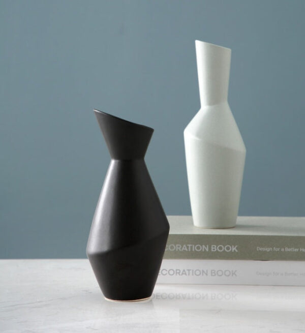 Satin Finish Ceramic vase - Image 6