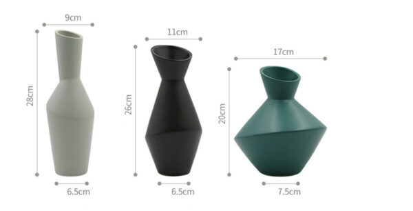 Satin Finish Ceramic vase - Image 7